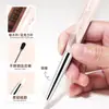 Pluma de Manicura y Tallado Doble Cabezal Personalizada de Fábrica Pluma de Silicona Multifuncional Pluma de Pegamento Raspador Color en Relieve Herramienta para Salón de Uñas