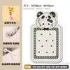 Placa de Arranhar para Gatos, Montada na Parede Sem Marcas, Durável, Não Solta Pelo, Tapete de Escalada, Almofada de Arranhar para Gatos, Brinquedo para Gatos para Arranhar, Estrutura de Escalada para Gatos