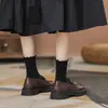 Zapatos Pequeños de Cuero Estilo Británico para Mujer, Zapatos sin Cordones de Suela Blanda, Nuevos Zapatos de Trabajo Retro Primavera 2026, Mocasines para Viajar