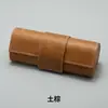 26 fundas de cuero cosidas a mano estilo vintage para anteojos, fundas para gafas de sol, fundas para gafas ópticas