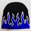 Gorro de punto Jacquard con llama de explosión caliente transfronteriza, fuente de comercio exterior de Amazon AliExpress, fábrica al por mayor