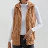 Chaleco sin mangas de Jacquard Engrosado de Doble Cara de Forro Polar para Mujer, Top Deseo de Comercio Exterior de Estación Independiente Otoño e Invierno 2024 Nuevo en Amazon
