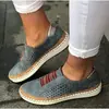 Zapatos Planos de Talla Grande para Mujer de Comercio Exterior Mocasines con Combinación de Colores Zapatos Casuales de Suela Gruesa Estilo Deportivo para Mujer