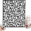 Manta Kaelidoras DIY para Colorir para Adultos, 50X60 Polegadas Velve