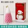 Vela Perfumada de Árbol de Navidad, Decoración de Atmósfera Navideña, Regalo Creativo Festivo, Souvenir de Aromaterapia con Forma Simulada