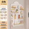 Tablero de madera maciza con agujeros para pasillo, zapatero, estante de almacenamiento superior, modelo de fondo para colgar en la pared del hogar