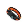 Pulseira de Corda de Guarda-chuva Equipamento de Pesca Multifuncional ao Ar Livre Fivela Corda de Mão de Sobrevivência Aventura na Natureza Montanhismo Corda de Guarda-chuva de Sete Fios Corda de Mão de Pouso