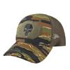Gorra de Béisbol Camuflaje Punisher Militar Fan Deportes al Aire Libre Gorra de Malla Pico de Pato Calavera Parasol Táctica En Stock Venta al Mayoreo