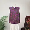 Blusa jacquard de lunares diseño nuevo estilo chino Zhi Li, nuevo modelo de verano 2026, top holgado con cuello mao estilo nacional
