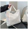 Bolsa de Praia Grande Capacidade Estilo Coreano Artística Distinta Fashionável Palha Trançada Franja Trançada Portátil para Ombro para Mulheres