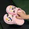 Chinelos Perfurados de Verão para Crianças Sandálias Cartoon para Exterior Crianças Meninos Meninas Interior Casa Antiodor Sapatos Perfurados para Bebê