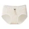 Pantaletas de algodón floral para mujer, longitud extendida, entrepierna de algodón puro, 10A antibacterianas, transpirables, estilo pastoral, puras y deseables, para niñas y estudiantes, bikini