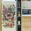 M15072 Pegatinas de Pared Florales Retro Creativas para Decoración de Fondo de Tienda y Hogar, Pegatinas Autoadhesivas Removibles
