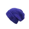 Gorro de Punto de Color Sólido Holgado para Mujer en Invierno, Moderno y a la Moda, Hace que la Cara Parezca Más Pequeña, Cálido y Protector de Orejas, Sombrero de Lana