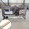 Máquina de enxada automática quatro estações enxada transversal haste redonda máquina lixadeira de haste de madeira para resíduos de madeira horizontal