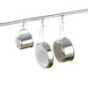Juego de utensilios de cocina para exteriores de acero inoxidable 304, juego de cocina plegable portátil para camping, juego completo de cocina para exteriores