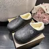 Pantuflas de Algodón para Pareja de Invierno Mujer Cubre Talón Impermeables Uso en Interiores Hogar Calentitas Zapatos de Confinamiento Suela Gruesa Antideslizante Pantuflas de Piel Hombre