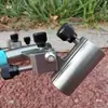 Silla de Pesca de Aleación de Aluminio Soporte Doble para Cañas Montaje Universal Silla de Pesca Engrosada Soporte Doble Grande para Cañas Asiento Accesorios de Pesca