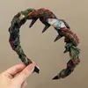 Diadema Retorcida Estilo Coreano para Niñas, Diadema de Lujo Ligero y de Alta Gama, Pinza Antideslizante para el Cabello de la Parte Superior Alta del Cráneo, Accesorios para el Cabello para Lavarse la Cara