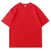 Camiseta Masculina de Algodão Penteado com Manga Curta 180g Gola Redonda Camiseta Lisa de Algodão Camiseta Básica Casual Masculina de Manga Curta