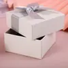 Caja de Joyería con Lazo, Caja de Empaque para Joyería, Caja para Anillos, Caja para Pendientes, Caja para Pulseras y Collares, Fábrica, Stock Listo, Joyería al por Mayor