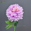 Flor de peonía única y rica, cabeza de flor grande, peonía artificial, flor de camino para bodas, decoración del hogar, flor falsa al por mayor