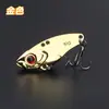 Chocalho Vibratório Vib de Cascavel Prato de Ferro Isca Universal Escama de Dragão Spinner de Metal Lançamento Ultra-Longo Isca para Lucio Robalo Vib