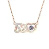 Nuevo Collar 520, No se Desvanece, para Mujer, Verano, Gama Alta, Nicho, Colgante de Celebridad de Internet, Versátil, Lujo Ligero, Accesorio de Cadena para Clavícula