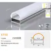 Canal de Aluminio para Luz Lineal LED al por Mayor del Fabricante, Luz Lineal con Borde, Canal de Luz de Aleación de Aluminio, Perfil de Canal de Aluminio para Luz Lineal
