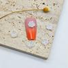 8mm gelo transparente pérola unha beleza camélia flor fresca camélia unha joias DIY creme cola telefone caso joias