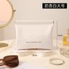 Caixa de Armazenamento Mini com Fechamento Automático Simples, Bolsa Cosmética Transparente Multifuncional, Porta-Moedas, Armazenamento de Viagem