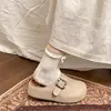 Zapatos Birkenstock de Moda con Suela Gruesa para Mujer, Nuevo Modelo Otoño 2026, Pantuflas Cerradas Cómodas y Sencillas sin Cierre, Antideslizantes y que Aumentan la Altura