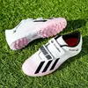 Zapatos de fútbol para hombre, zapatos de fútbol infantiles con velcro para estudiantes, zapatos de entrenamiento con tacos TF, zapatos de fútbol para niños