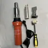Pistola de soldadura de plástico con aire caliente 2000W alta potencia material en rollo lona geotextil túnel temperatura ajustable industrial PVC