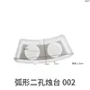 Porta-Velas de Resina DIY Papoula Dois Furos Três Furos Suporte de Velas de Cimento Gesso Multi-Furos Ornamento Molde de Silicone