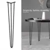 Ventas Directas de Fábrica Soportes para Patas de Mesa Huecas de Tres Líneas de Hierro Forjado Accesorios de Ferretería para Muebles Patas de Mesa de Alambre de Hierro para Escritorio Hecho a Medida