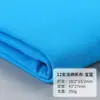Lona de poliéster-algodón de color personalizada, lona de hilo teñido de 12 oz para bolsas de mano y equipaje, lona negra natural y semiblanqueada
