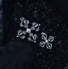 Colgante de Flor de Cruz Vajra de Plata de Ley S925 para Hombres y Mujeres, Colgante de Collar de Estilo Étnico Vintage Desgastado al por Mayor