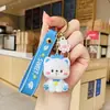 Figuritas de llavero de goma blanda de anime de dibujos animados, colgantes para mochila, accesorios para bolsos, pequeños adornos, al por mayor en stock para tiendas