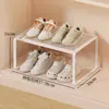 Panel Divisor en Capas para Zapatero, Organizador Extensible para Almacenamiento de Zapatos, Zapatero de Doble Capa Ahorrador de Espacio para Uso Doméstico