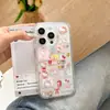 Capa de Celular para iPhone 16 Pro Max Tela Cheia Gato Apple 15 Pro Anti-Queda 14 Pingente 13P Anti-Queda Coreana