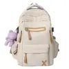 Mochilas Escolares para Estudiantes de Secundaria y Preparatoria, Gran Capacidad, Unisex, Mochilas para Computadora para Viajes Diarios, Tela de Nylon, Mochilas Casuales Simples
