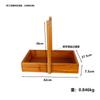 Cesta de Madera Canasta para Colocar Suministros Experimentales Aparatos Físicos y Químicos Instrumentos Experimentales Colocación Equipo Experimental