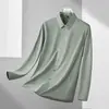 Nova camisa casual de verão masculina, camisa sem rugas, roupa masculina de alta qualidade para negócios sem costura, camisa casual masculina