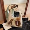 Sentido Avanzado de Comercio Exterior Bolso Tote de Gran Capacidad para Mujer 2024 Nuevo Otoño e Invierno Moda Versátil Bolso de Hombro Nicho Bolso de Axila
