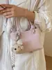 Bolsa Saco Versátil e Fashion para Mulheres 2026 Verão Novo Estilo Bolsa de Mão Texturizada Bolsa de Ombro Transversal Design de Nicho para o Dia a Dia