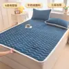Protetor de Colchão Acolchoado de Algodão Veludo Leite Classe A para Mãe e Bebê, Protetor de Cama Espessado Quente Antiderrapante, Almofada Macia Dobrável, Protetor de Cama Doméstico