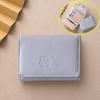 Nueva Cartera de Oso Estilo Ins Color Suave Simple Fresca Coreana Multifunción Corta para Estudiante Porta Tarjetas para Cambio
