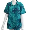 Camisas de Verano Transfronterizas para Hombre Casual de Manga Corta con Cuello Camisero Hawaianas de Vacaciones Playa Camisas Estampadas en 3D Tops para Hombre y Mujer
