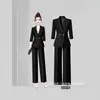 Conjunto de Traje para Mujer 2026 Primavera/Verano Nuevo Estilo Entrevista Viaje al Trabajo Ropa Formal Lugar de Trabajo Elegante Ropa de Trabajo para Dama Blazer